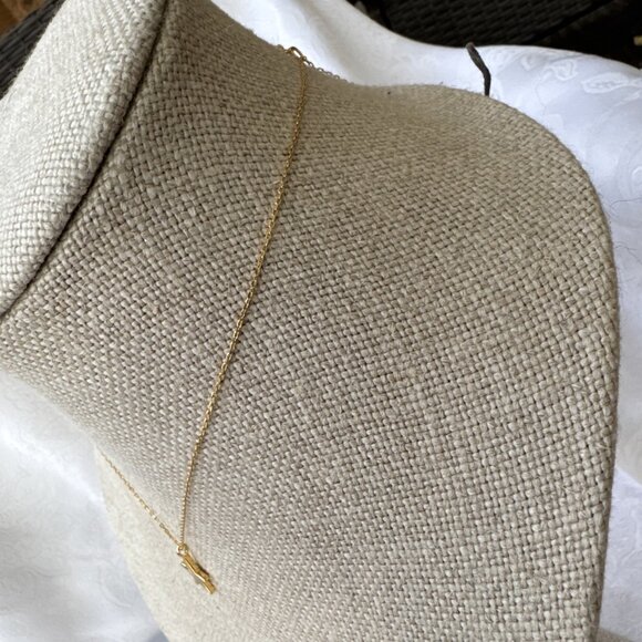 Kate Spade Gold Tone CZ Crystal Star Pendant Necklace Chic Fashion Trendy Style - Picture 7 of 14